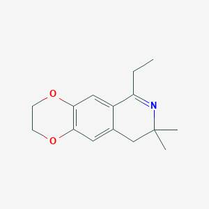 6-Ethyl-8,8-dimethyl-2,3,8,9-tetrahydro[1,4]dioxino[2,3-g]isoquinoline