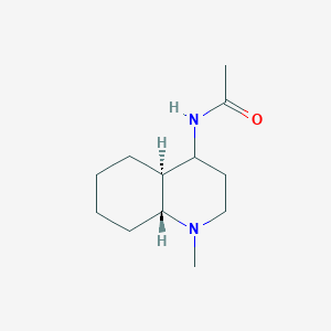 N-[(4aS,8aR)-1-methyldecahydroquinolin-4-yl]acetamide