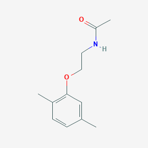 molecular formula C12H17NO2 B11063587 N-[2-(2,5-dimethylphenoxy)ethyl]acetamide 