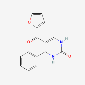 5-(furan-2-ylcarbonyl)-4-phenyl-3,4-dihydropyrimidin-2(1H)-one