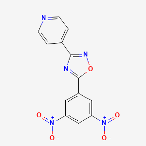 5-(3,5-Dinitrophenyl)-3-(4-pyridyl)-1,2,4-oxadiazole