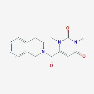 6-(3,4-dihydroisoquinolin-2(1H)-ylcarbonyl)-1,3-dimethylpyrimidine-2,4(1H,3H)-dione