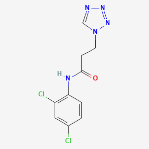 N-(2,4-dichlorophenyl)-3-(1H-tetrazol-1-yl)propanamide