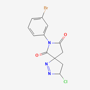 7-(3-Bromophenyl)-3-chloro-1,2,7-triazaspiro[4.4]non-1-ene-6,8-dione