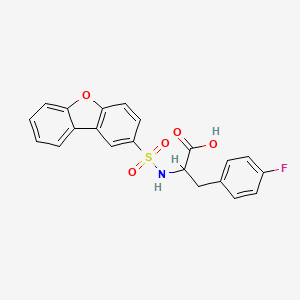 N-(dibenzo[b,d]furan-2-ylsulfonyl)-4-fluorophenylalanine