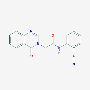 N-(2-Cyanophenyl)-2-(4-oxo-3(4H)-quinazolinyl)acetamide