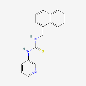 molecular formula C17H15N3S B11063986 1-(Naphthalen-1-ylmethyl)-3-pyridin-3-ylthiourea 