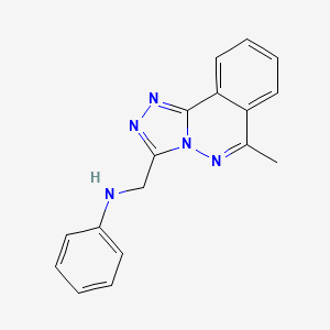 [1,2,4]Triazolo[3,4-a]phthalazine-3-methanamine, 6-methyl-N-phenyl-