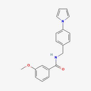 3-methoxy-N-[4-(1H-pyrrol-1-yl)benzyl]benzamide