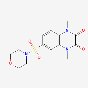 1,4-Dimethyl-6-(morpholin-4-ylsulfonyl)-1,4-dihydroquinoxaline-2,3-dione