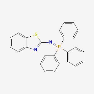 2-[(Triphenyl-lambda~5~-phosphanylidene)amino]-1,3-benzothiazole