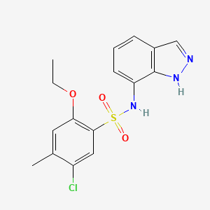 5-chloro-2-ethoxy-N-(1H-indazol-7-yl)-4-methylbenzenesulfonamide