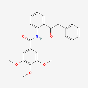 3,4,5-trimethoxy-N-[2-(phenylacetyl)phenyl]benzamide