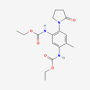 Diethyl [4-methyl-6-(2-oxopyrrolidin-1-yl)-1,3-phenylene]biscarbamate