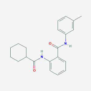 2-[(cyclohexylcarbonyl)amino]-N-(3-methylphenyl)benzamide