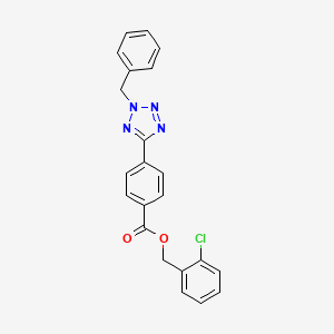 2-chlorobenzyl 4-(2-benzyl-2H-tetrazol-5-yl)benzoate