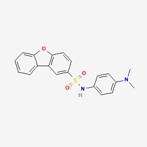 N-[4-(dimethylamino)phenyl]dibenzo[b,d]furan-2-sulfonamide