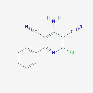 4-Amino-2-chloro-6-phenylpyridine-3,5-dicarbonitrile