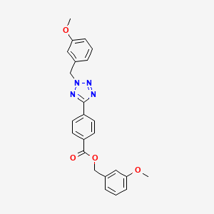 3-methoxybenzyl 4-[2-(3-methoxybenzyl)-2H-tetrazol-5-yl]benzoate