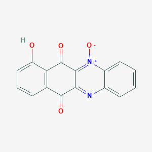 molecular formula C16H8N2O4 B11064861 7-Hydroxybenzo[b]phenazine-6,11-dione 5-oxide 