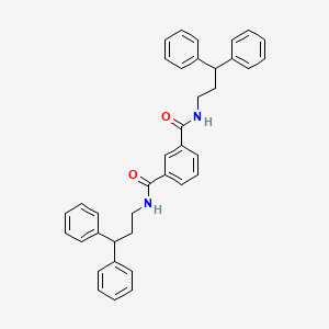 N,N'-bis(3,3-diphenylpropyl)benzene-1,3-dicarboxamide