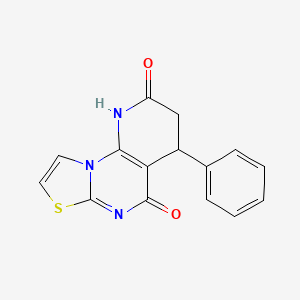 4-phenyl-3,4-dihydro-2H-pyrido[3,2-e][1,3]thiazolo[3,2-a]pyrimidine-2,5(1H)-dione