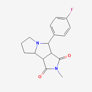 4-(4-fluorophenyl)-2-methylhexahydropyrrolo[3,4-a]pyrrolizine-1,3(2H,4H)-dione