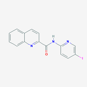 N-(5-iodopyridin-2-yl)quinoline-2-carboxamide