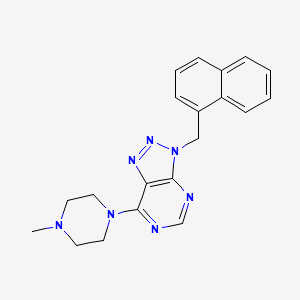 7-(4-methylpiperazin-1-yl)-3-(naphthalen-1-ylmethyl)-3H-[1,2,3]triazolo[4,5-d]pyrimidine