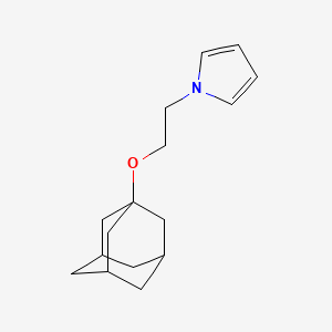 1H-Pyrrole, 1-[2-(adamantan-1-yloxy)ethyl]-