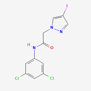 N-(3,5-dichlorophenyl)-2-(4-iodo-1H-pyrazol-1-yl)acetamide