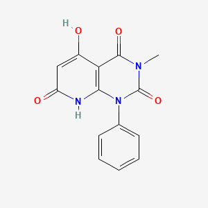 5-hydroxy-3-methyl-1-phenylpyrido[2,3-d]pyrimidine-2,4,7(1H,3H,8H)-trione