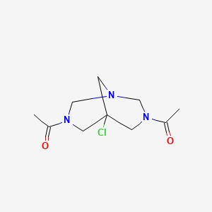 1,3,7-Triazabicyclo[3.3.1]nonane, 3,7-diacetyl-5-chloro-