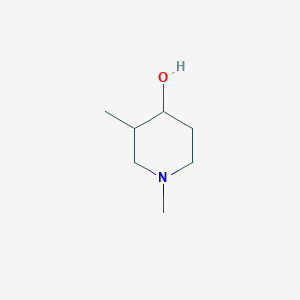 molecular formula C7H15NO B11065474 1,3-Dimethyl-4-piperidinol 