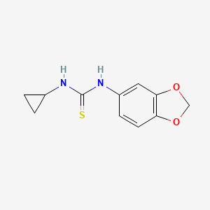 1-(1,3-Benzodioxol-5-yl)-3-cyclopropylthiourea