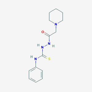 N-phenyl-2-(piperidin-1-ylacetyl)hydrazinecarbothioamide