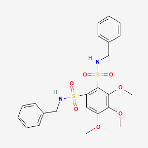 N,N'-dibenzyl-3,4,5-trimethoxybenzene-1,2-disulfonamide