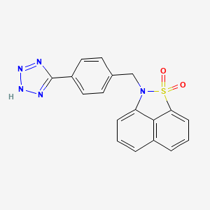 2-[4-(1H-Tetrazol-5-YL)benzyl]-2H-naphtho[1,8-CD]isothiazole 1,1-dioxide