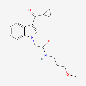 2-(3-Cyclopropanecarbonyl-indol-1-yl)-N-(3-methoxy-propyl)-acetamide