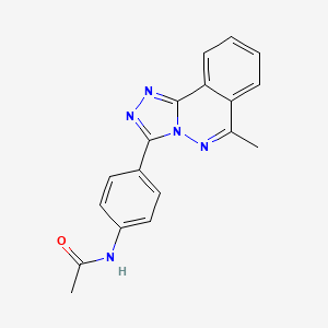 N-[4-(6-methyl[1,2,4]triazolo[3,4-a]phthalazin-3-yl)phenyl]acetamide