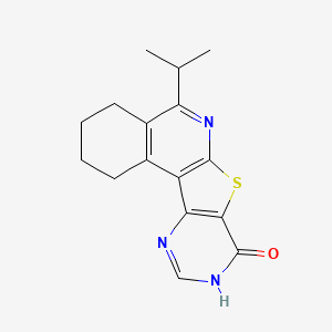 5-Isopropyl-1,2,3,4-tetrahydro-7-thia-6,9,11-triaza-benzo[c]fluoren-8-ol