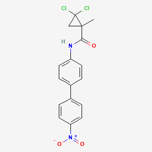 2,2-dichloro-1-methyl-N-(4'-nitrobiphenyl-4-yl)cyclopropanecarboxamide