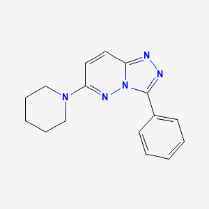 1,2,4-Triazolo[4,3-b]pyridazine, 3-phenyl-6-(1-piperidyl)-