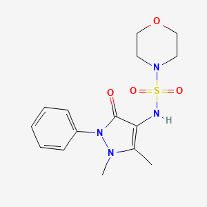 N-(1,5-dimethyl-3-oxo-2-phenyl-2,3-dihydro-1H-pyrazol-4-yl)morpholine-4-sulfonamide