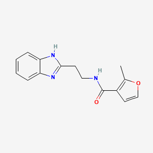 N-[2-(1H-benzimidazol-2-yl)ethyl]-2-methylfuran-3-carboxamide