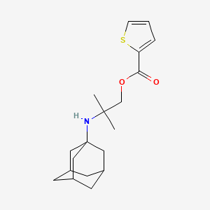 2-(1-Adamantylamino)-2-methylpropyl 2-thiophenecarboxylate