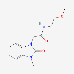 N-(2-Methoxy-ethyl)-2-(3-methyl-2-oxo-2,3-dihydro-benzoimidazol-1-yl)-acetamide