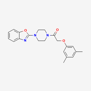 1-[4-(1,3-Benzoxazol-2-yl)piperazin-1-yl]-2-(3,5-dimethylphenoxy)ethanone