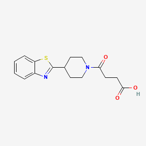 4-[4-(1,3-Benzothiazol-2-yl)piperidin-1-yl]-4-oxobutanoic acid