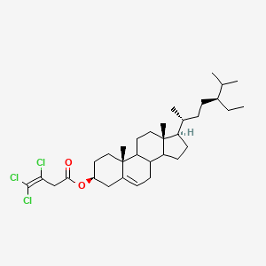 (3beta,8xi,9xi,14xi,24S)-stigmast-5-en-3-yl 3,4,4-trichlorobut-3-enoate